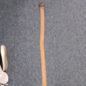 VINTAGE Lucky Brand Leather "Peace" Buckle  Belt. Sz. XL